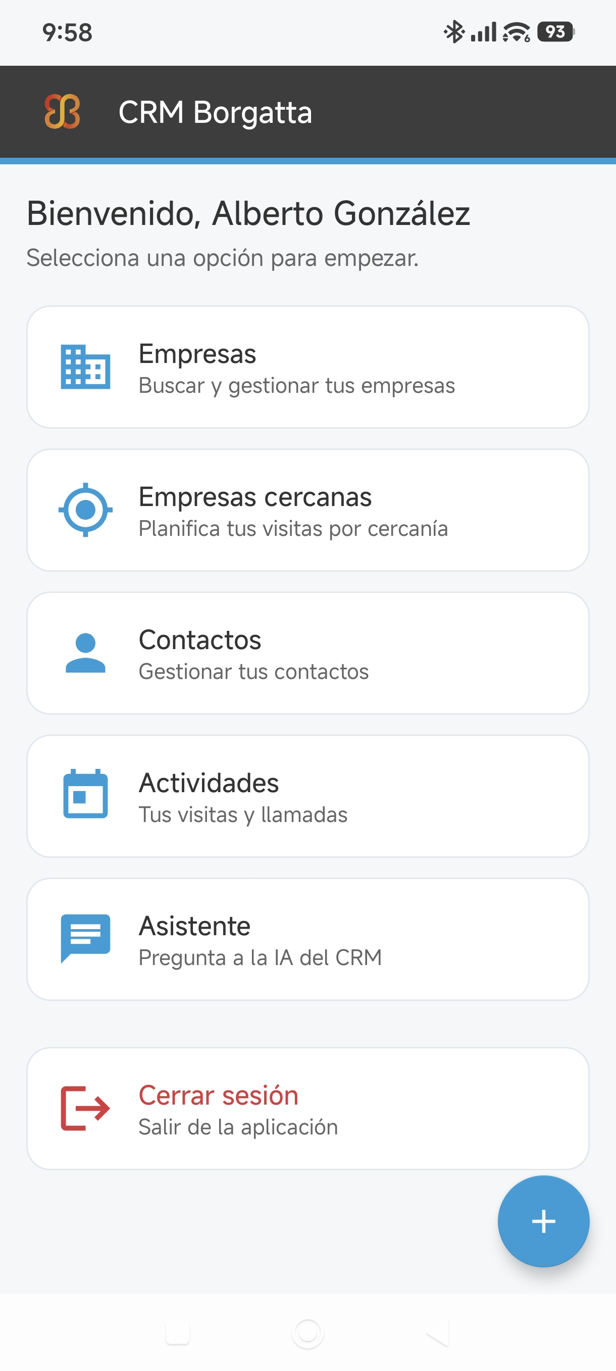 CRM móvil
